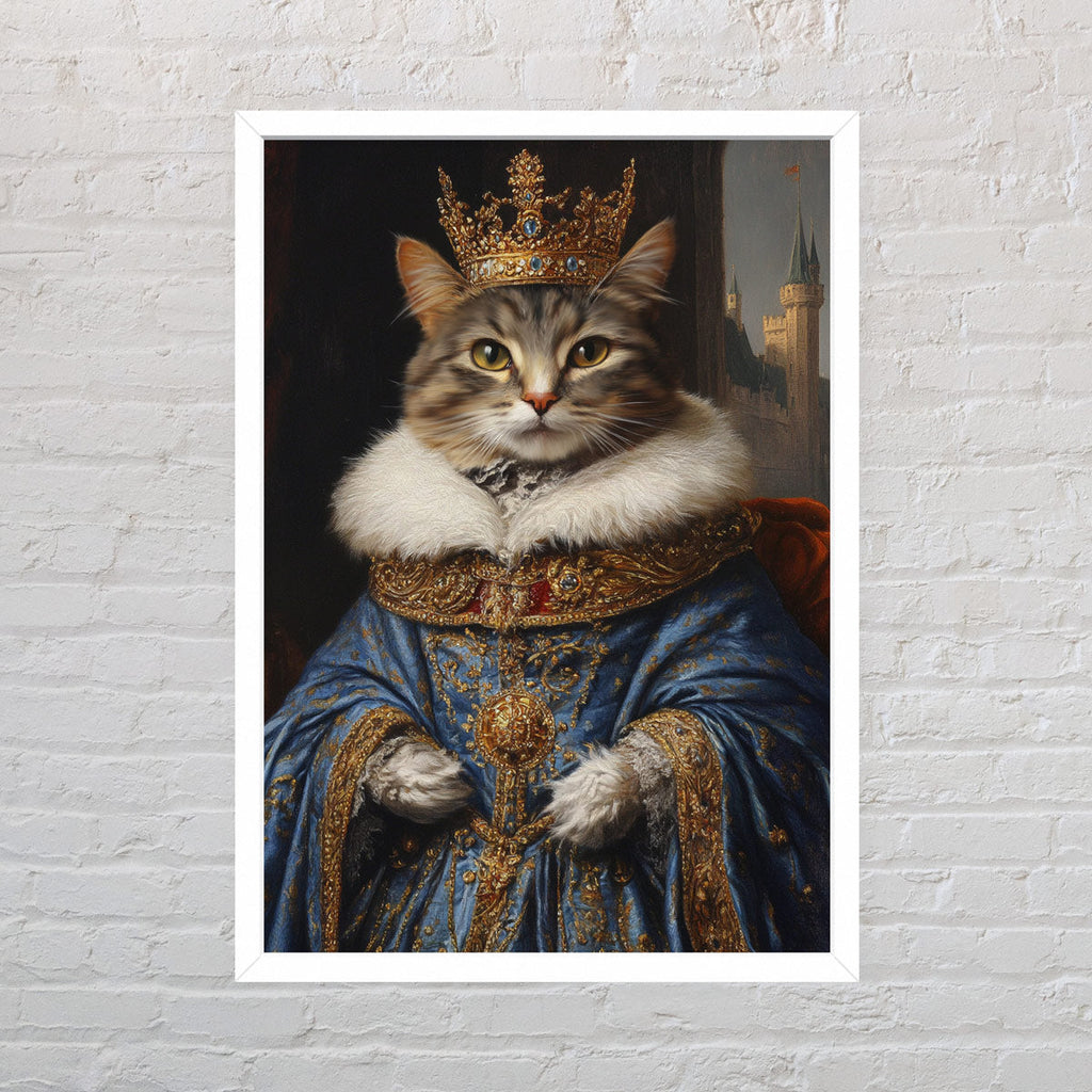 Blue Royalty - Personalized Pet Portrait