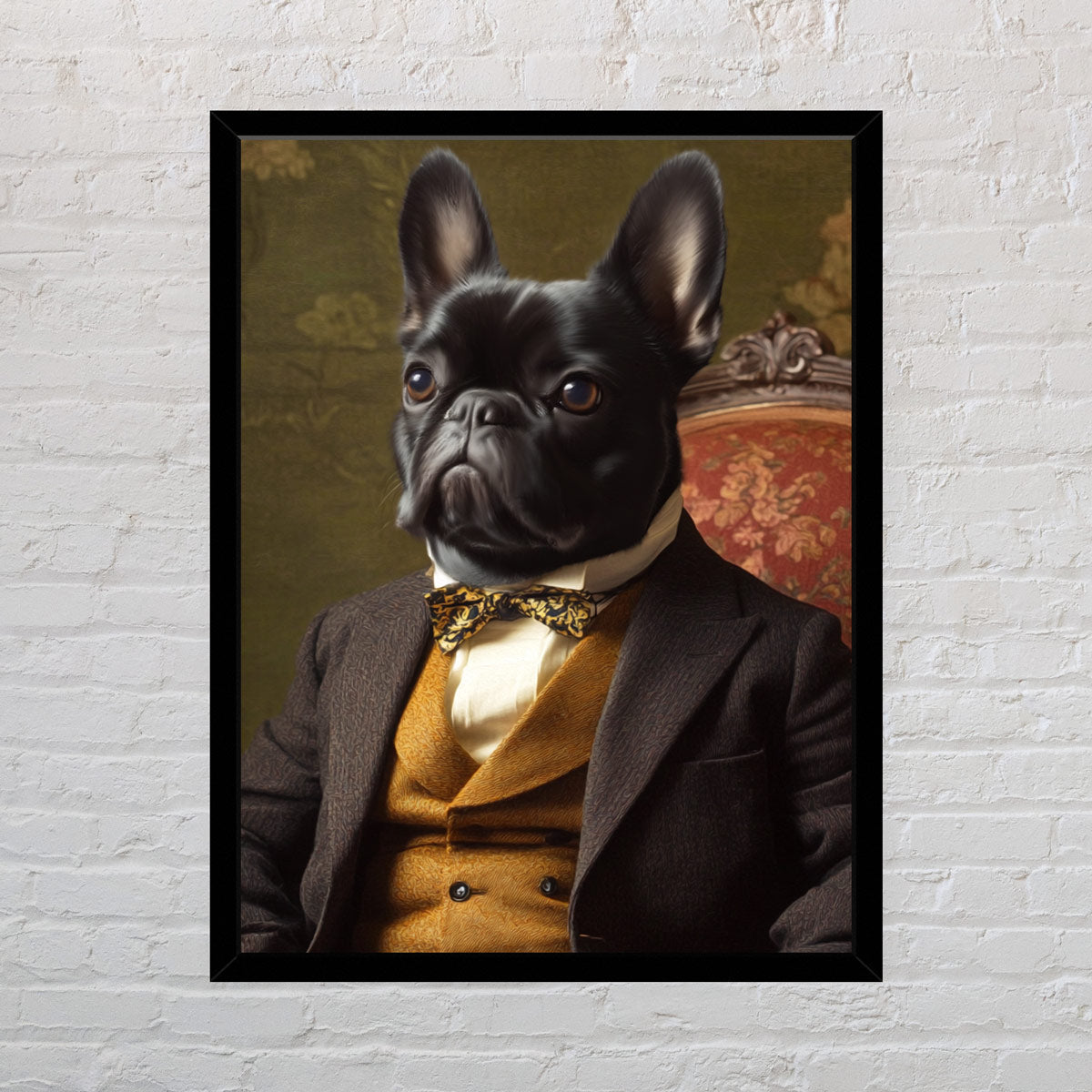 English Aristocrat - Personalized Pet Portrait