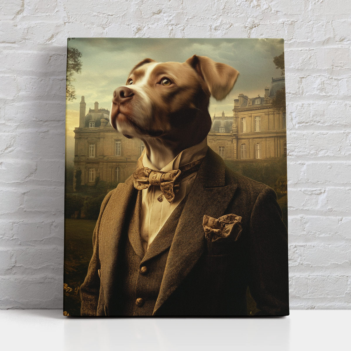 English Aristocrat - Personalized Pet Portrait
