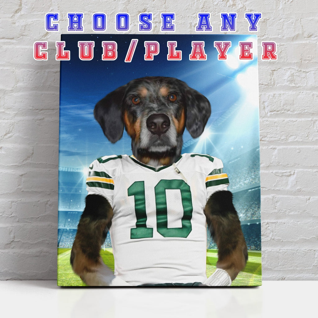 Baseball Player - Personalized Sports Pet Portrait