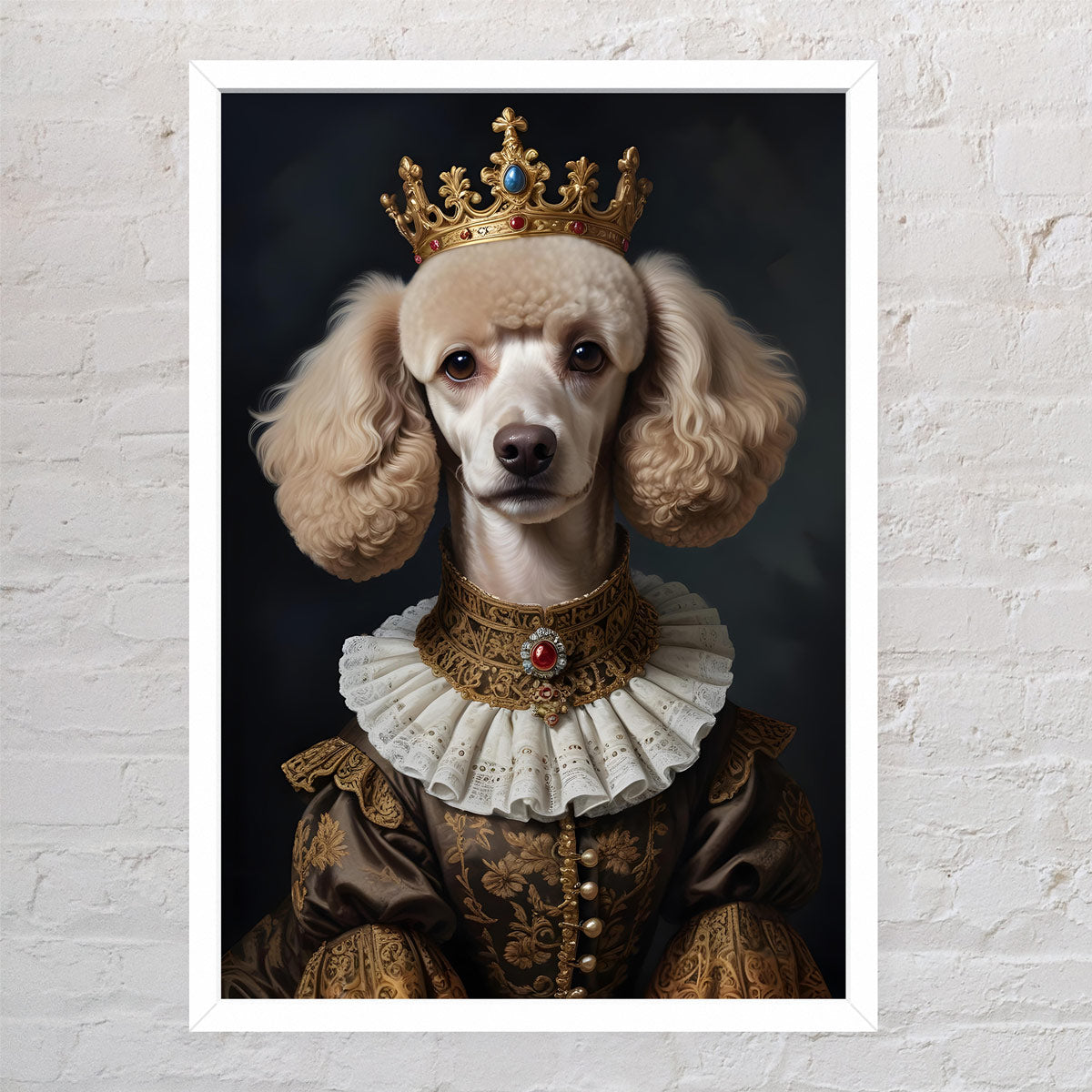 Brown Queen- Personalized Pet Portrait