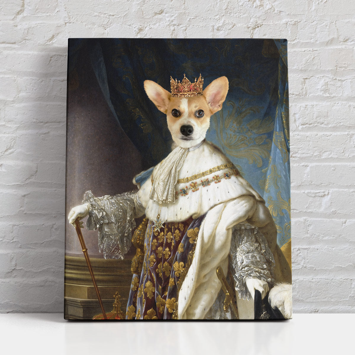 Fancy King  - Personalized Pet Portrait